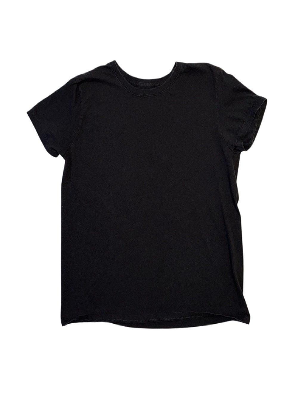 HANES Women's Black Short Sleeve Shirt